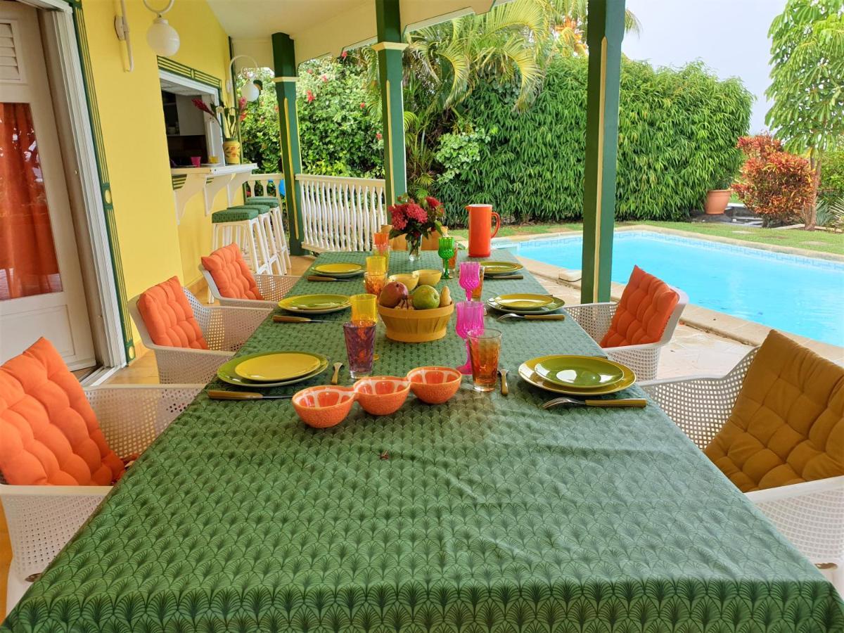 Villa Guadeloupe Saint Francois Acces Mer Piscine Iguana Bay - Villa Zagadi Buitenkant foto